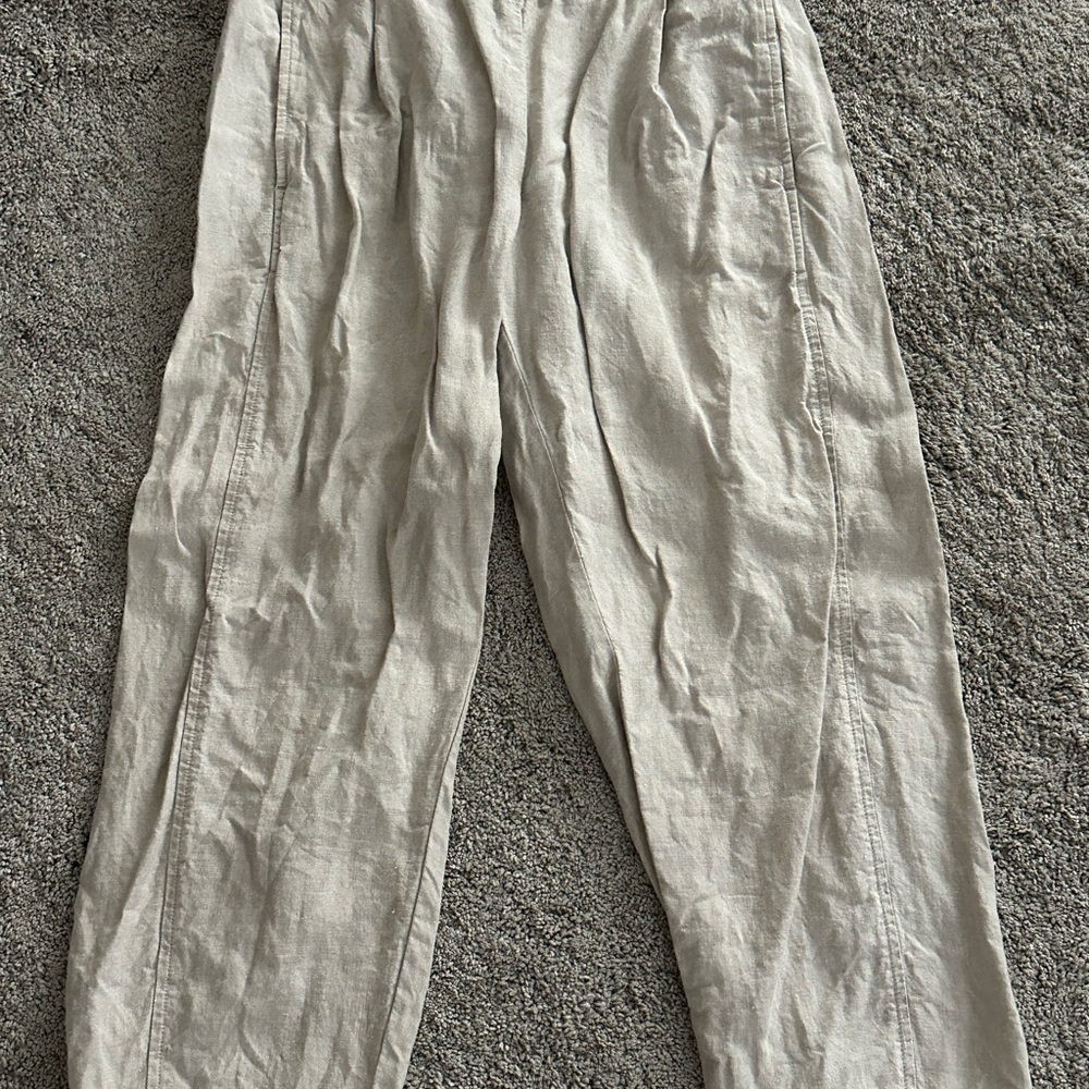 Eileen Fisher Women's Tan Lantern Pants